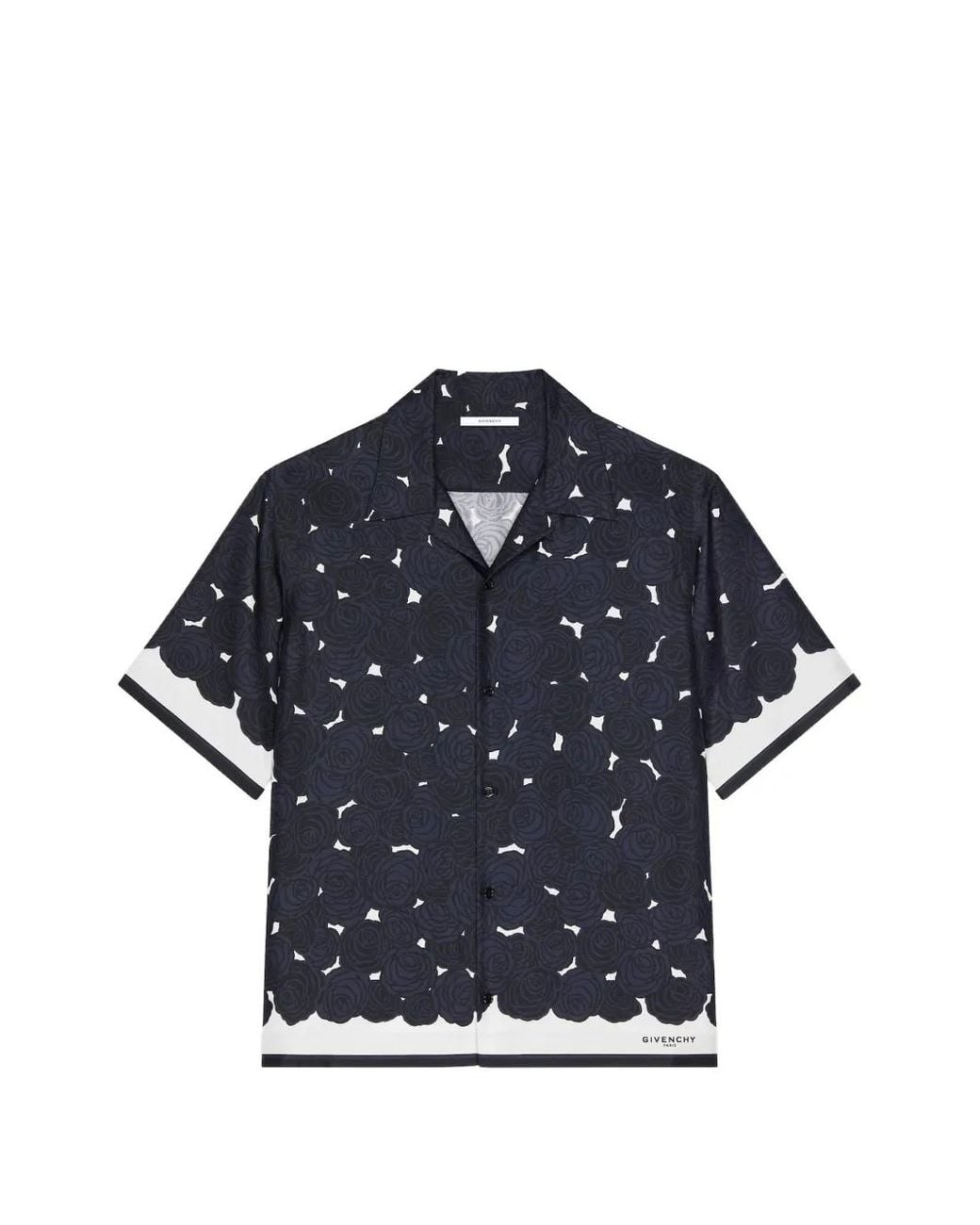 Givenchy Blue Floral Shirt for men