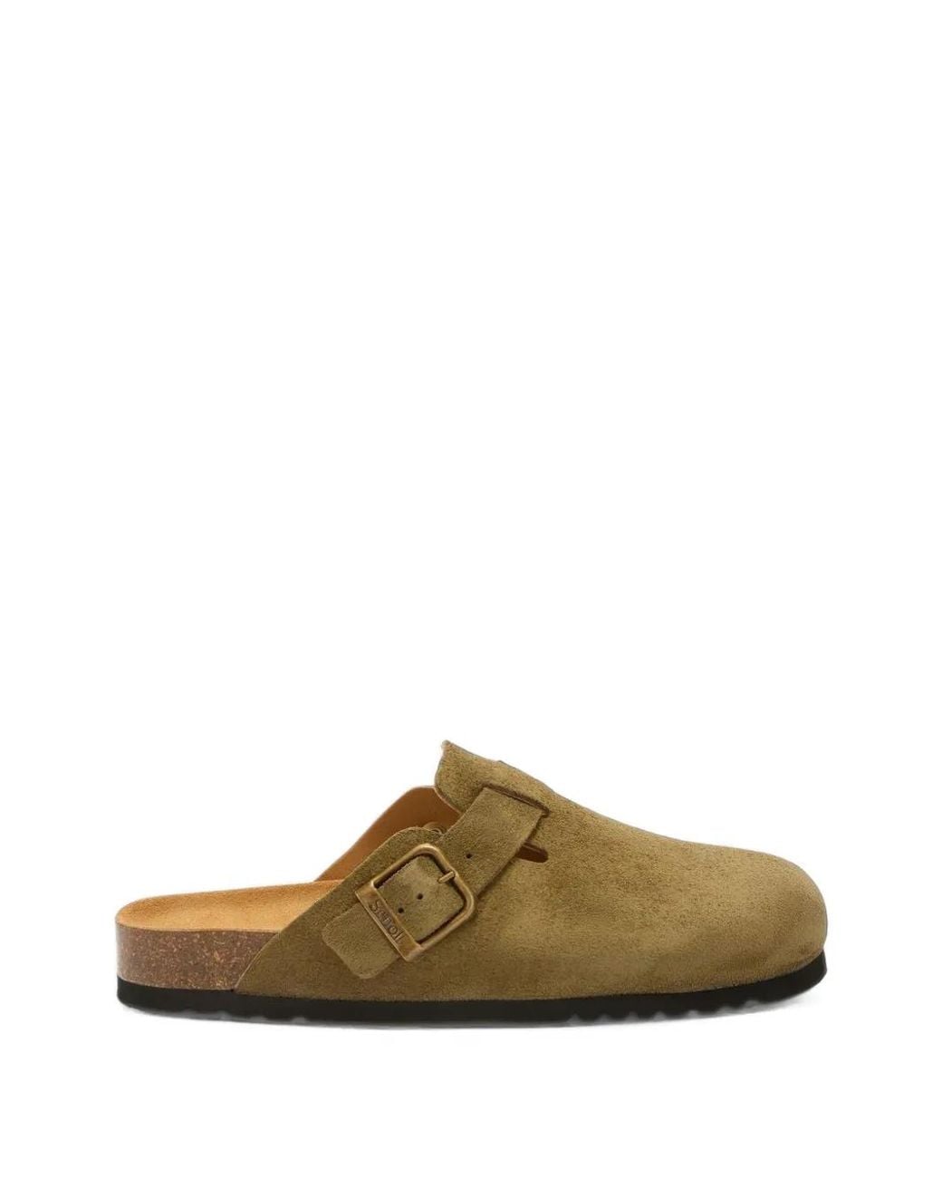 Scholl Green Olivier Buckle-Strap Sandals for men