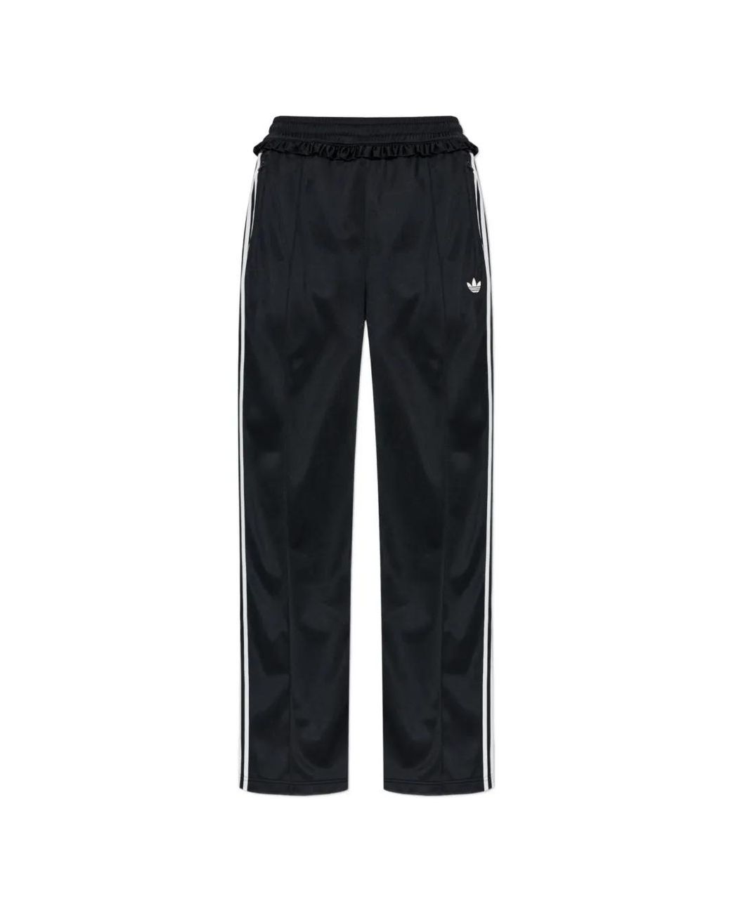Adidas Black Pleated Firebird Track Pants