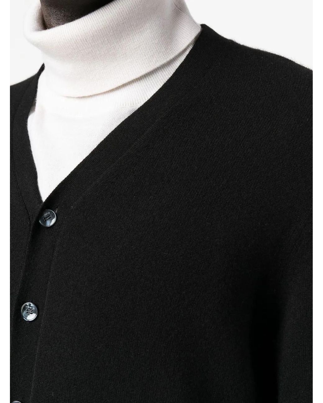 Malo Button-Down Vest in het Black voor heren