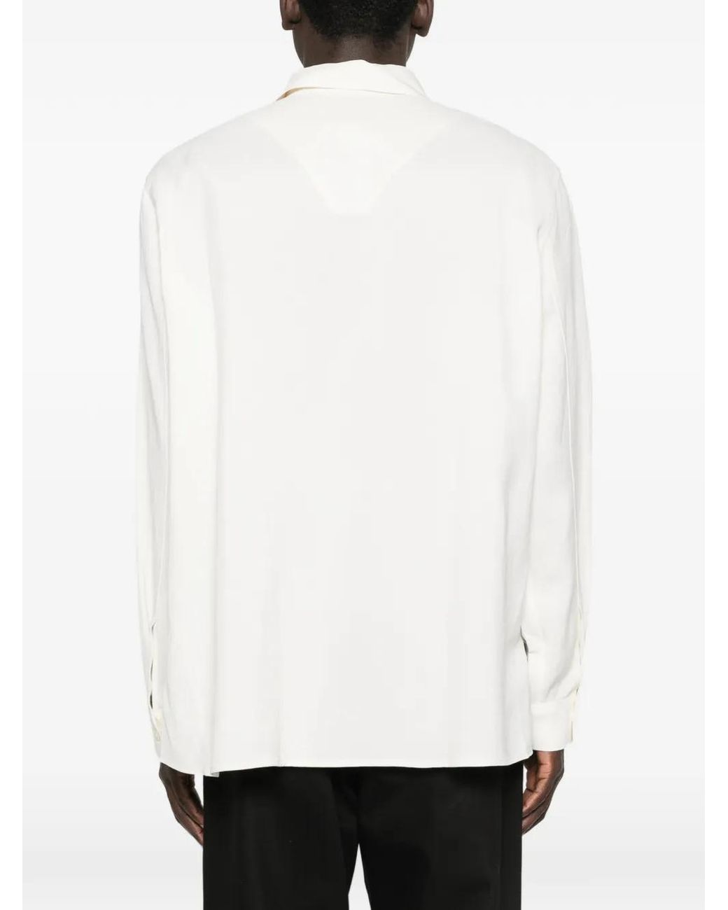 Studio Nicholson Overhemd Met Kraag in het White voor heren