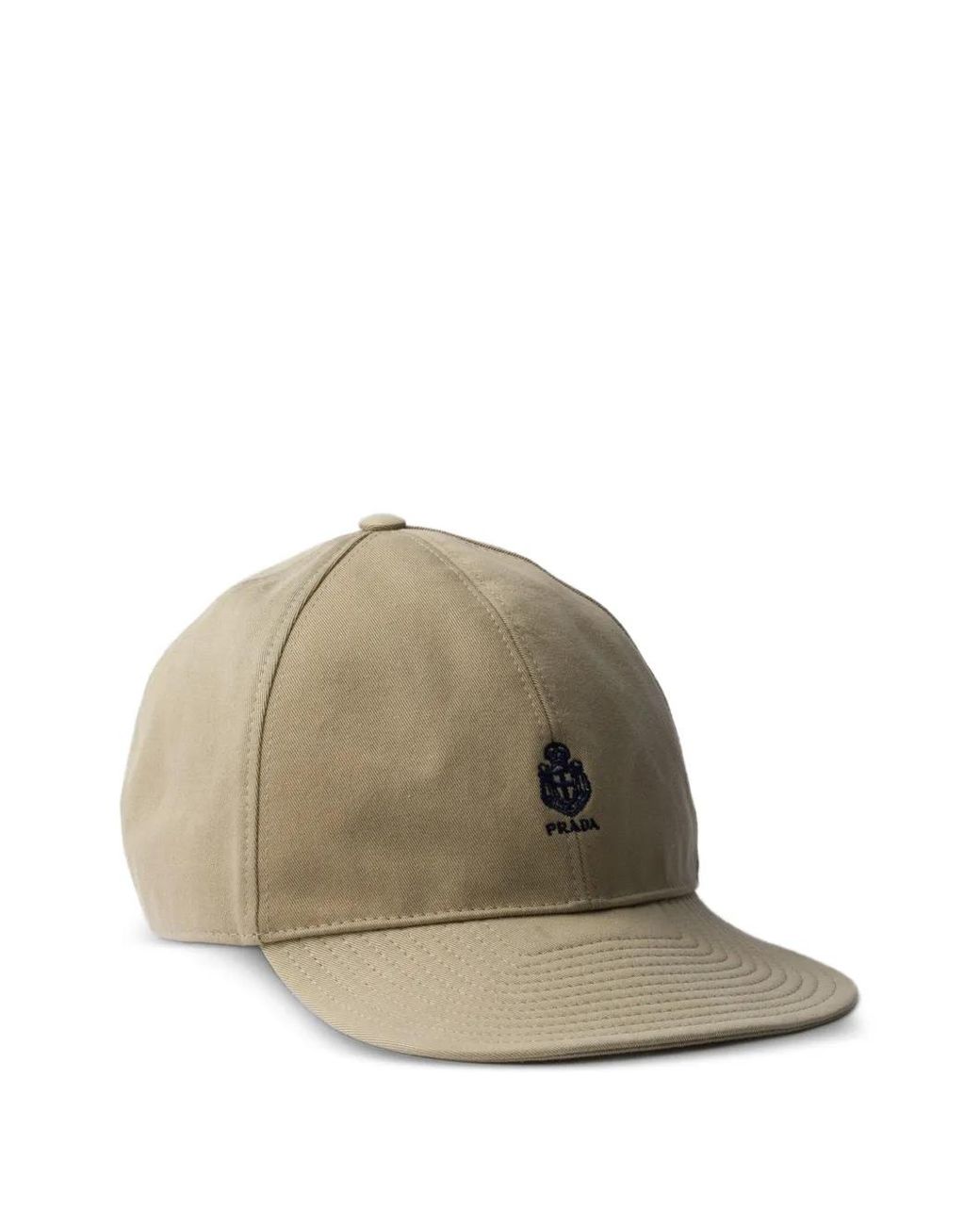 Prada Baseballkappe Aus Gabardine in Natural für Herren