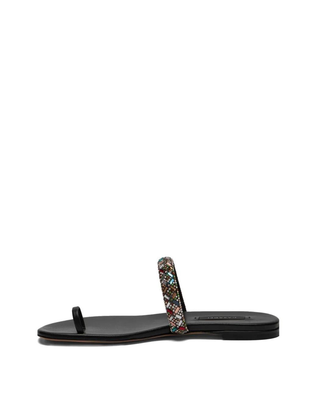 Casadei White Vegas Beaded Sandals