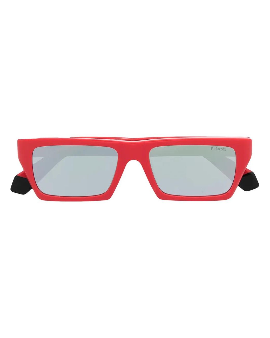 MSGM Red Square-Frame Sunglasses