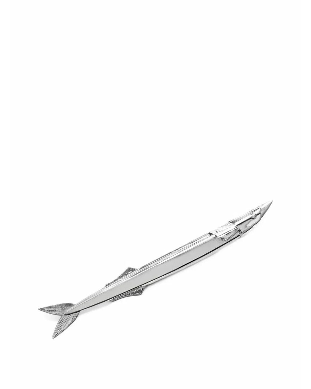 Tory Burch Natural Runway Fish Pin