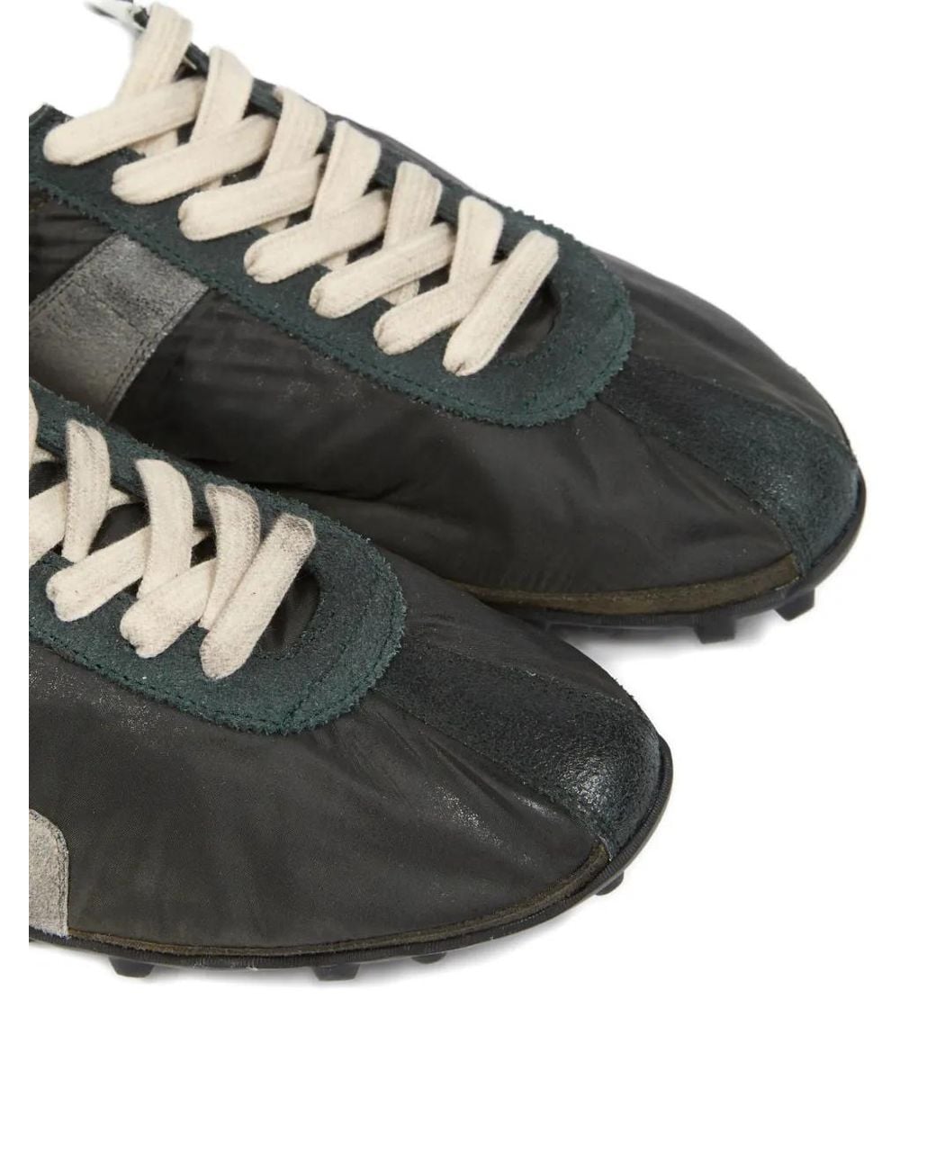 Maison Margiela Black Nylon Sprinter Sneaker for men