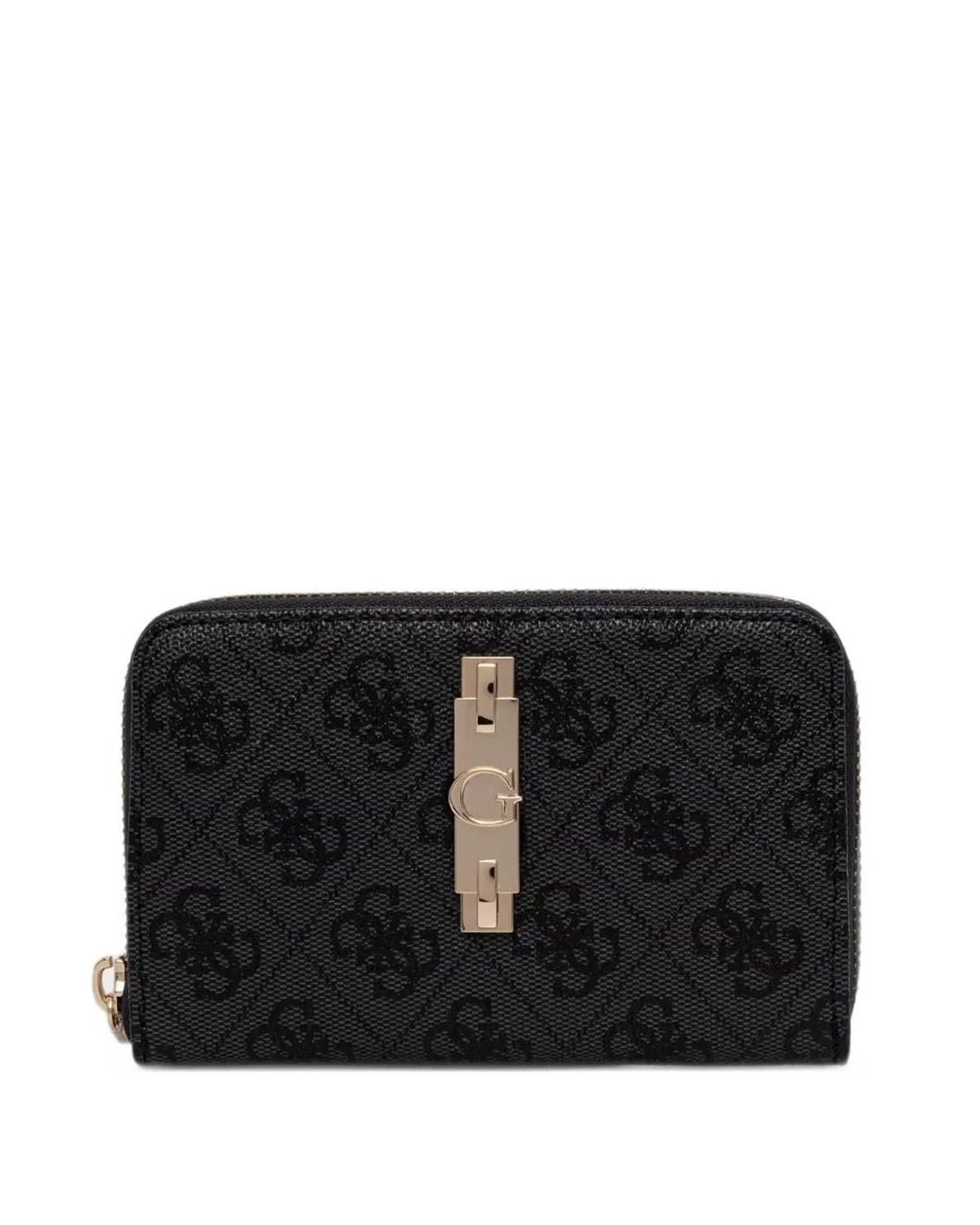Guess Black Yvonne Logo Wallet