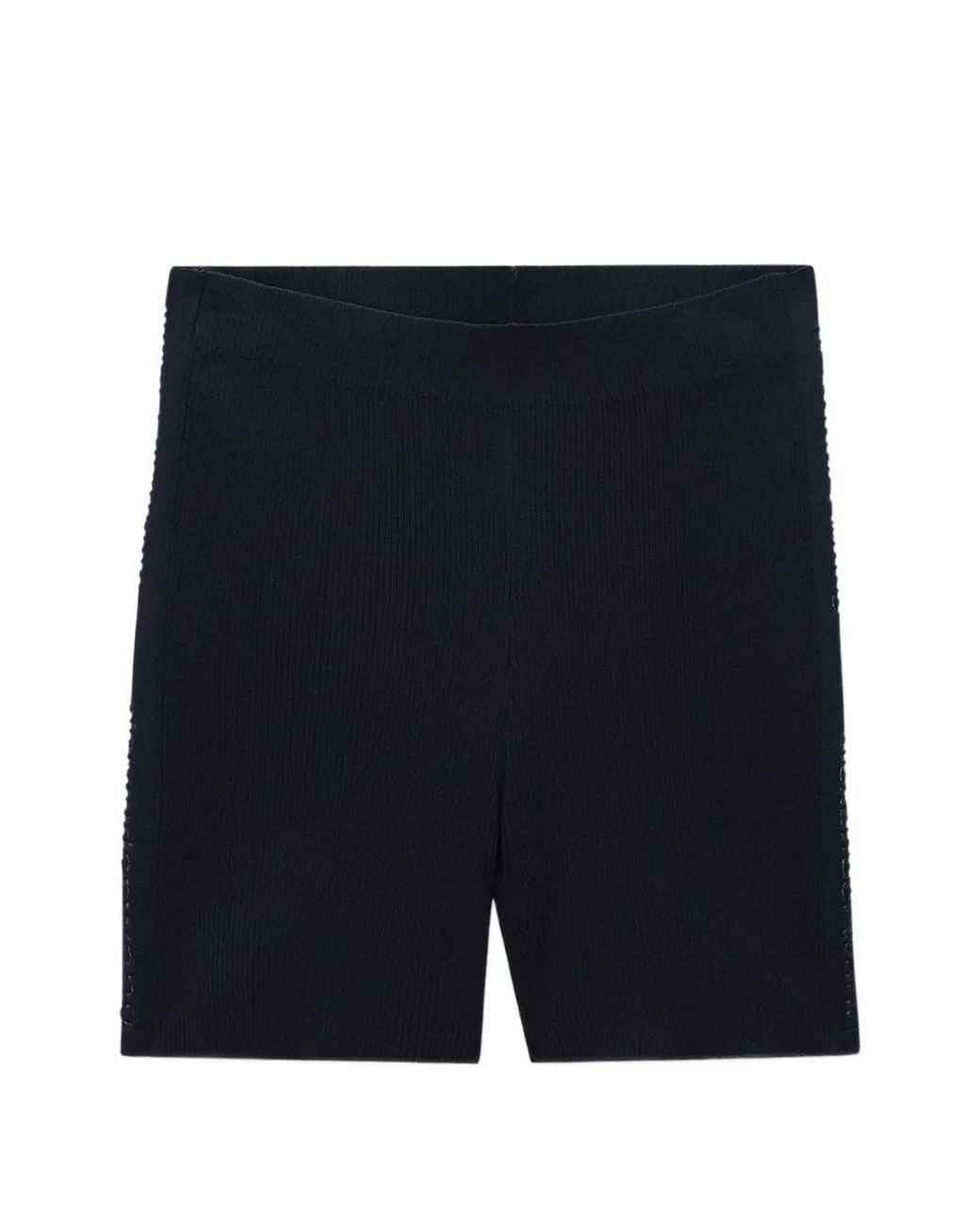 Alexander Wang Black Debossed Logo Bike Shorts