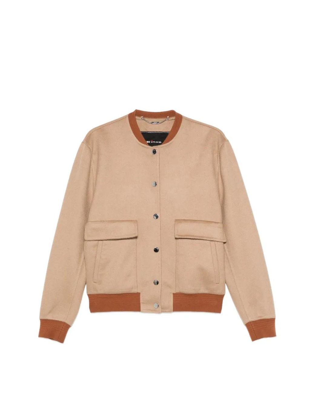 Kiton Natural Patch Pocket Bomber Jacket