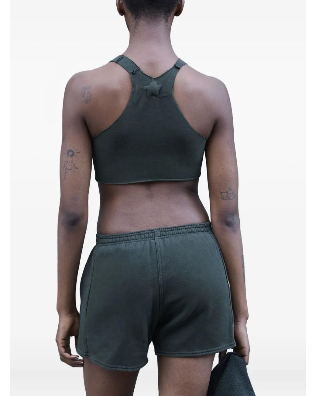 greg ross タンクトップ GREG ROSS “Valley” Cropped Tank by Greg ross - Pickle