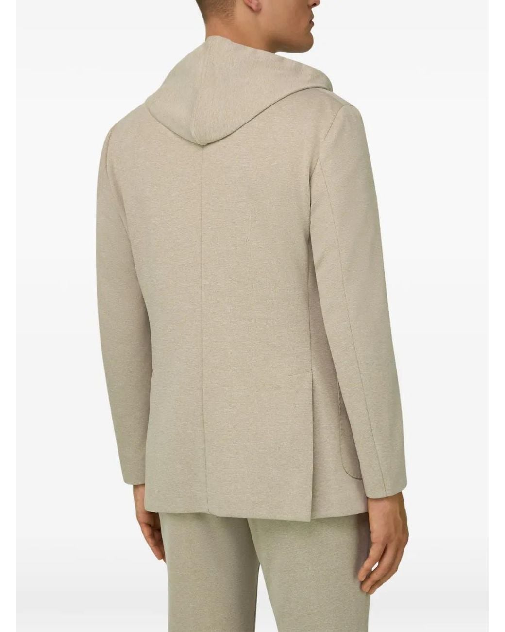 Boggi White Madison Sweatshirt Jacket for men