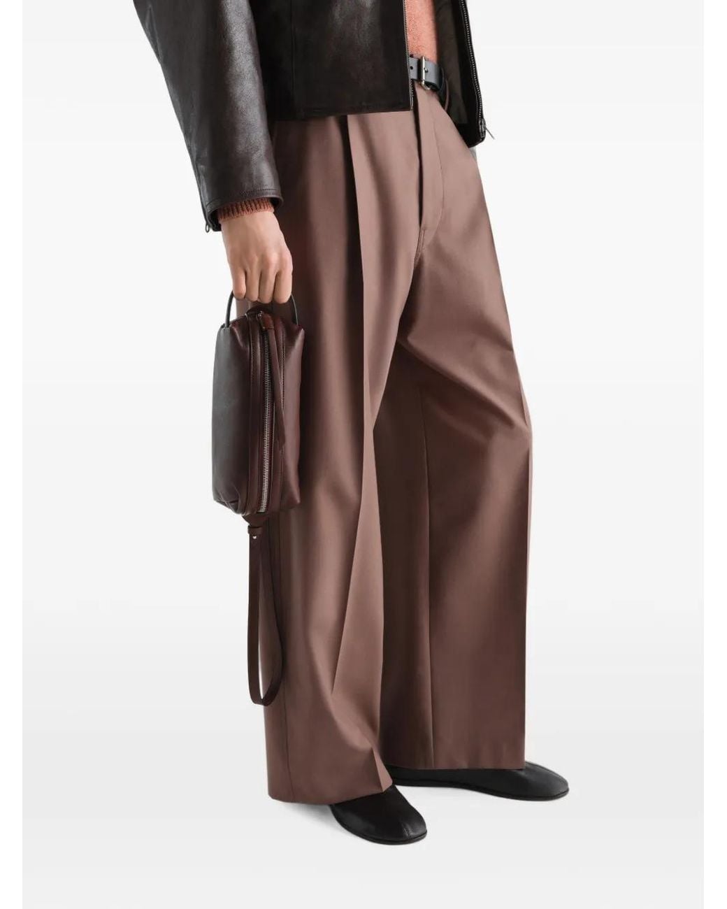 Lemaire Brown Small Care Bag