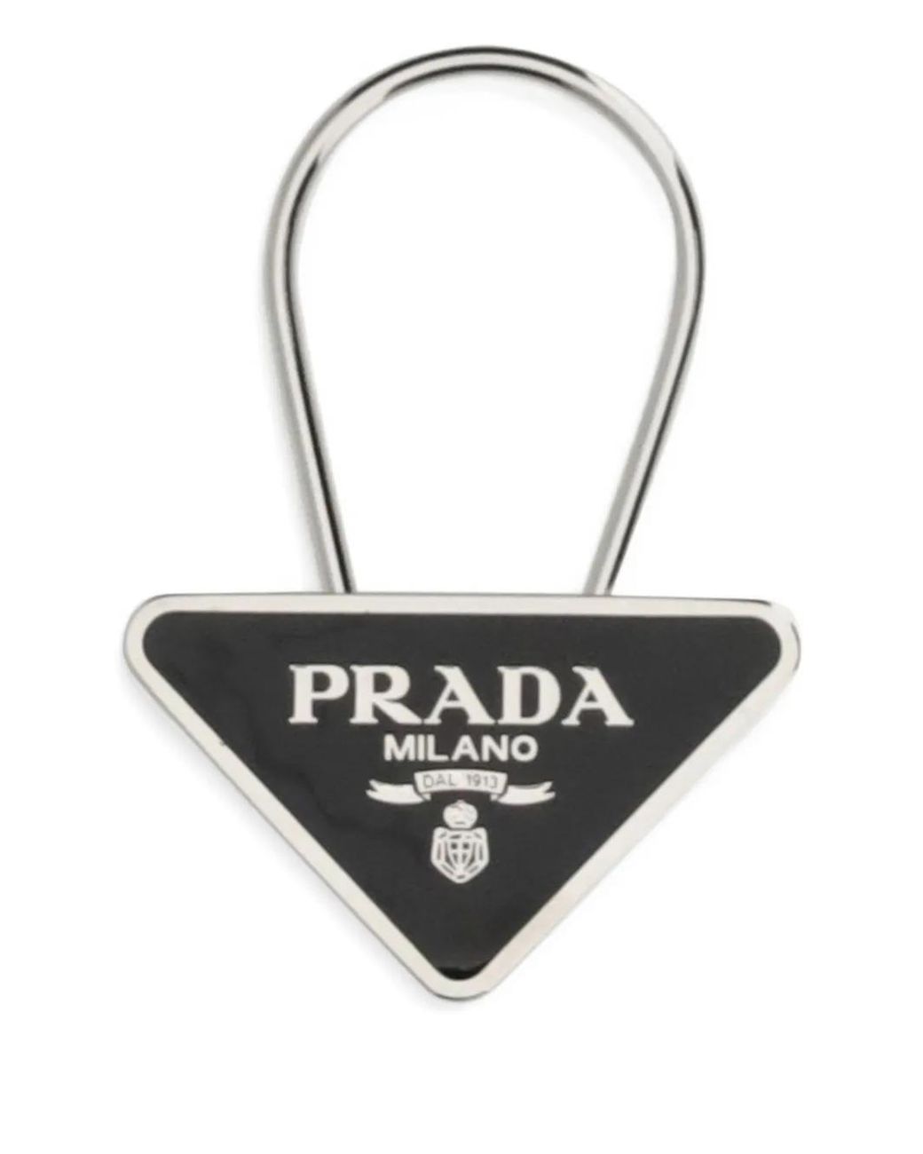 Prada Schlüsselanhänger Mit Logo in White für Herren