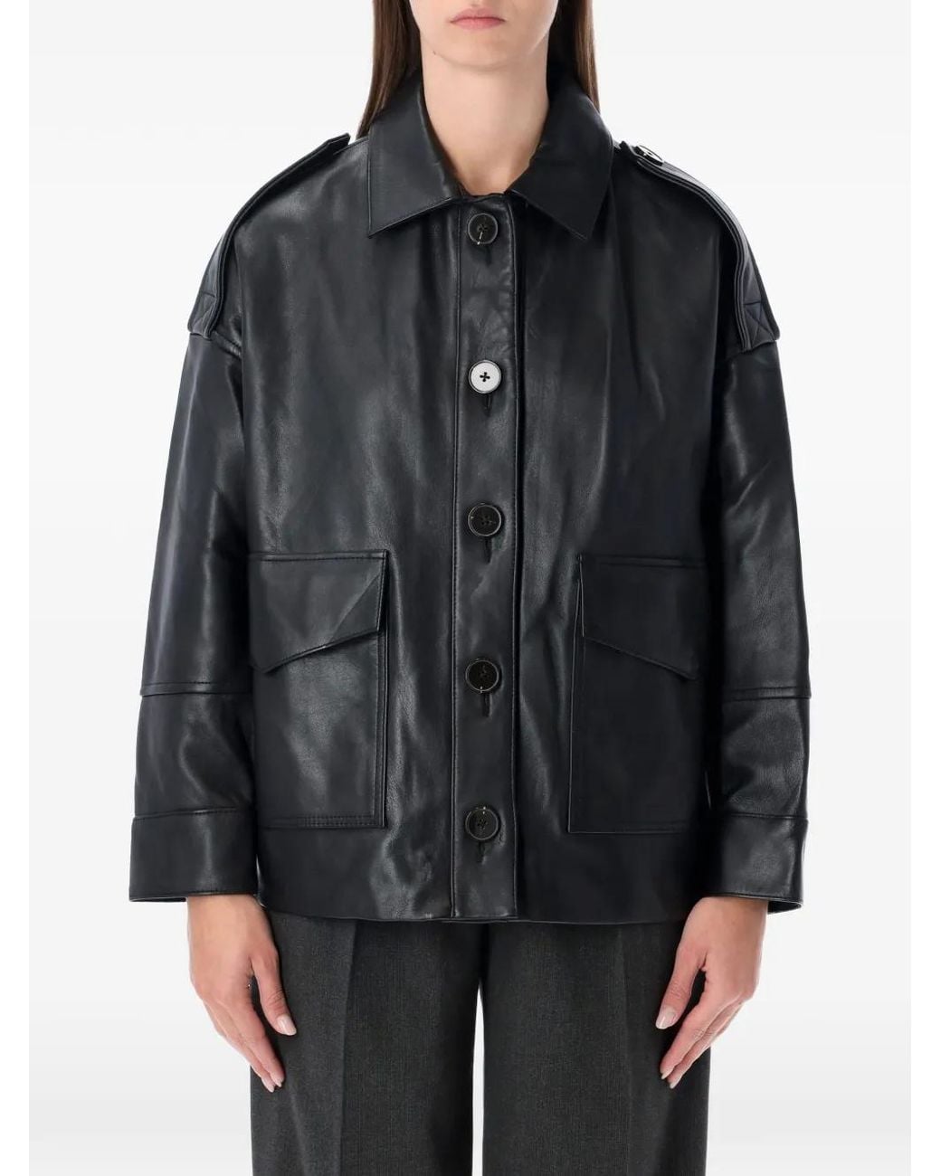 Sessun Black Harriboyd Button-Up Jacket