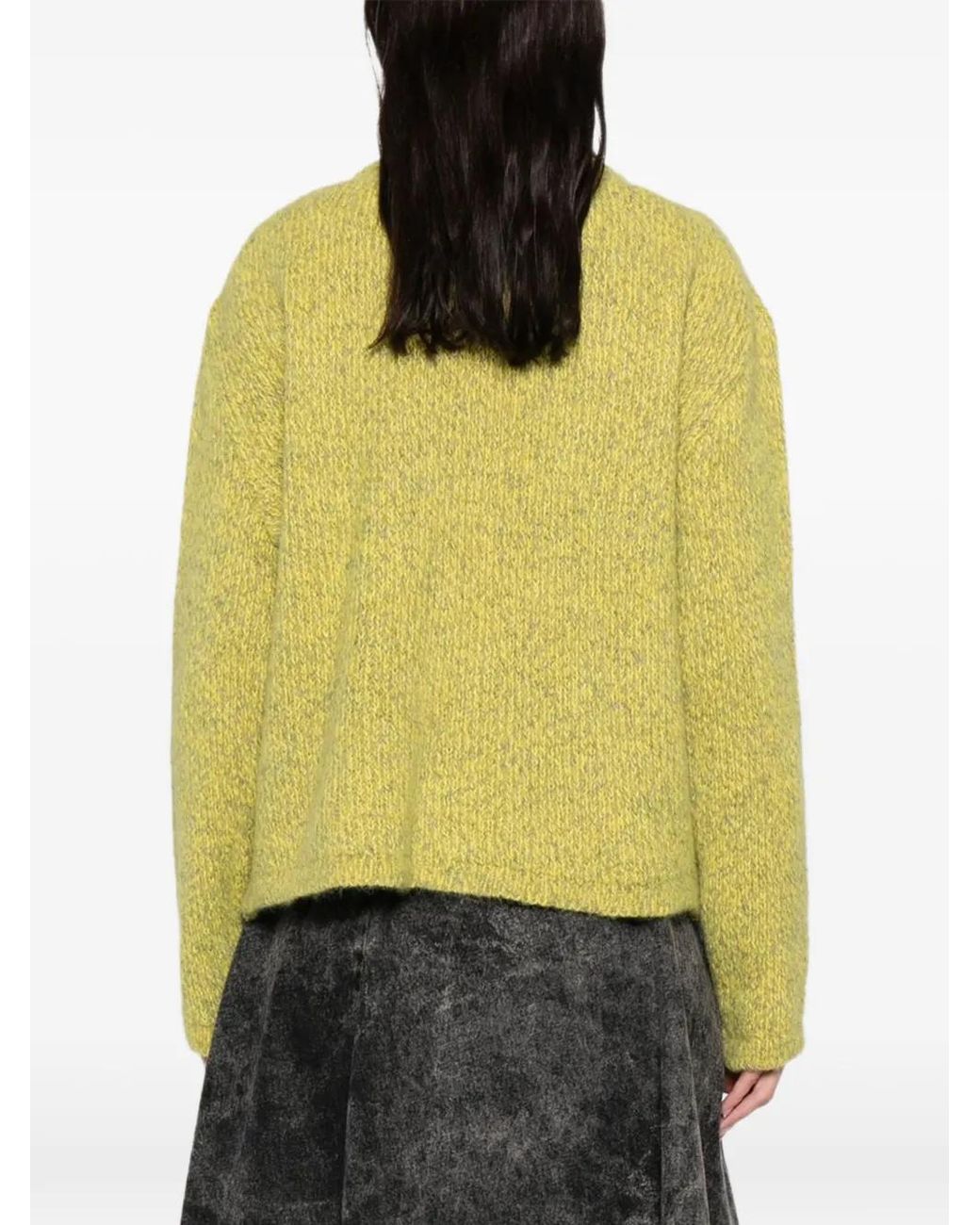 LN22 Yellow Knit Cardigan