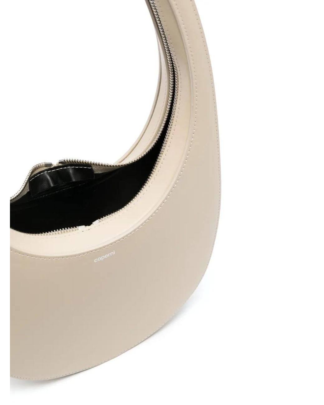Coperni White Swipe Leather Shoulder Bag