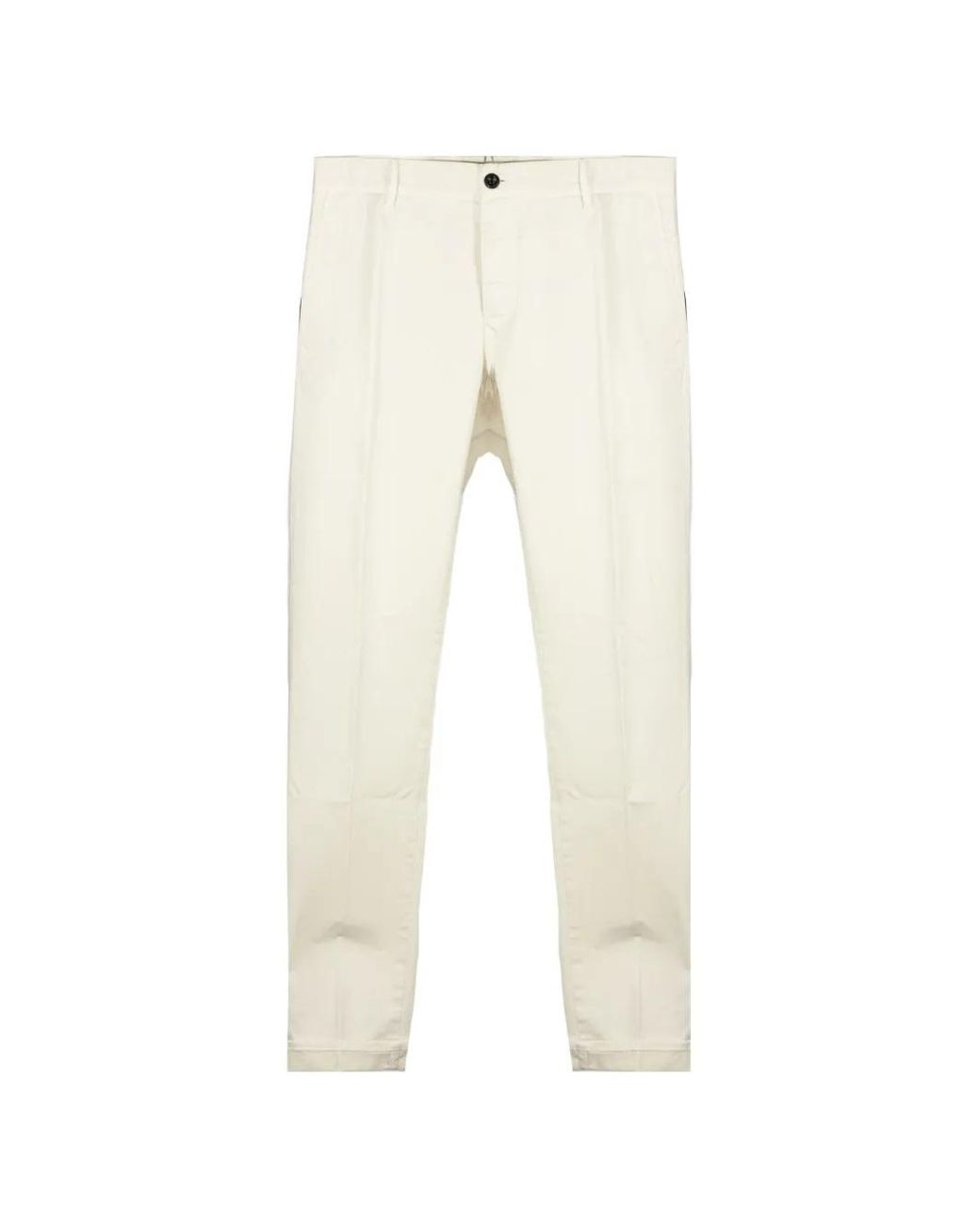Incotex White Slim-Fit Tailored Trousers for men