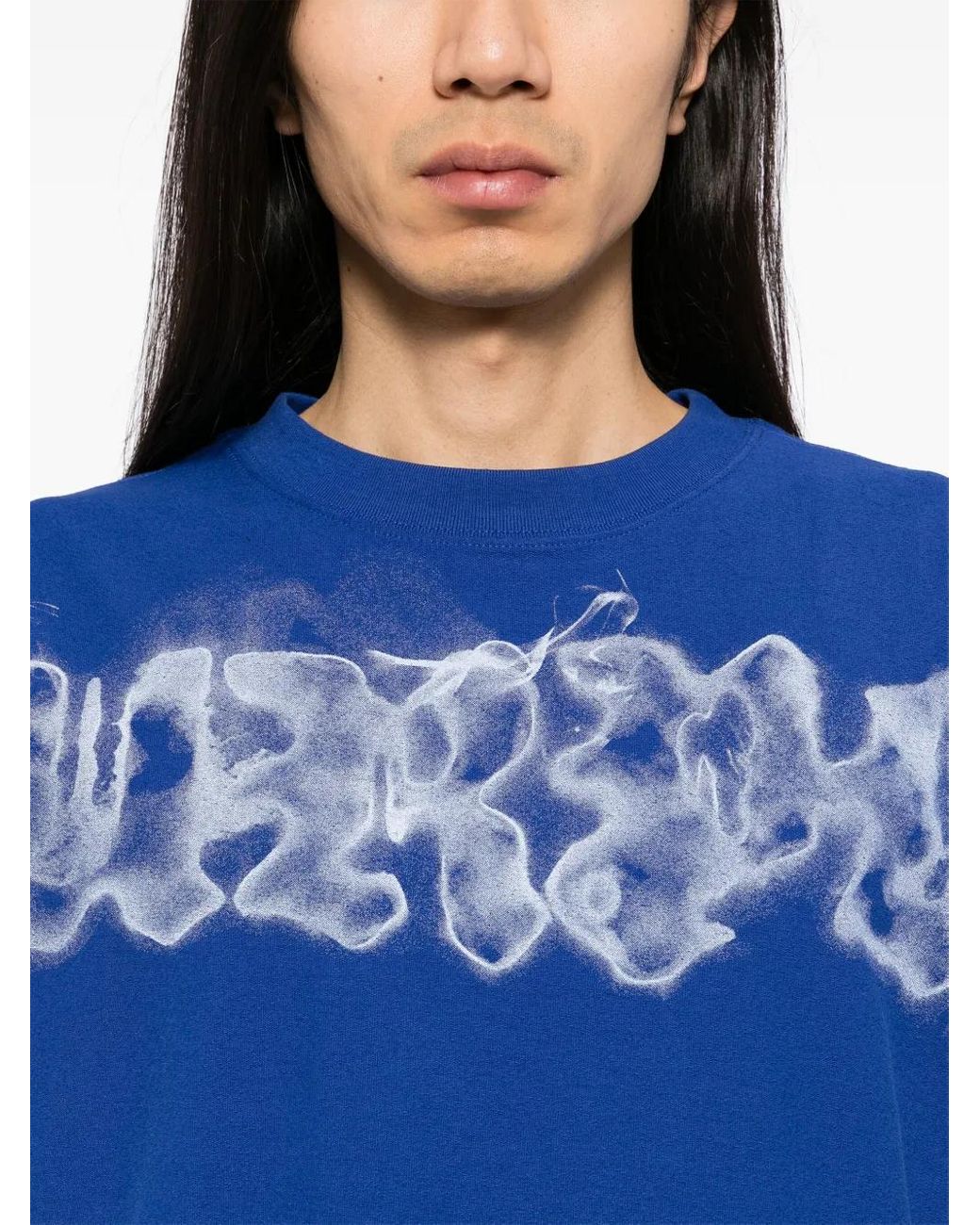 Purple Brand Gothic Smoke Tee in Blue for Men | Lyst