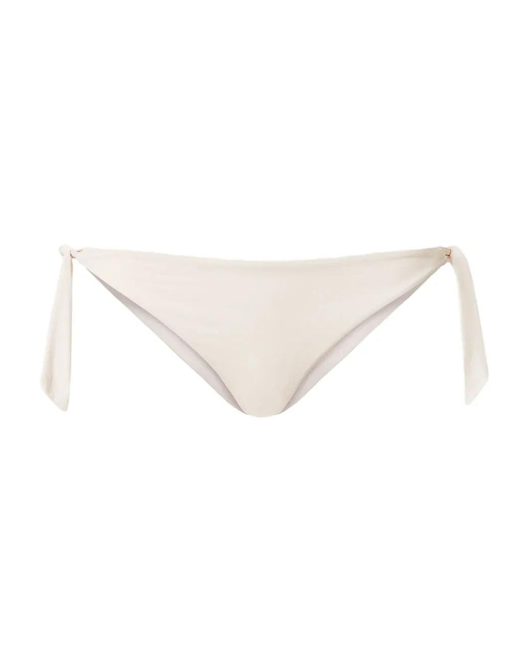 Twinset White Tie-Fastening Bikini Bottom