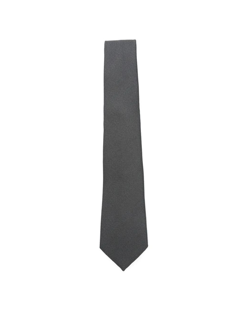 Tagliatore White Silk Tie for men