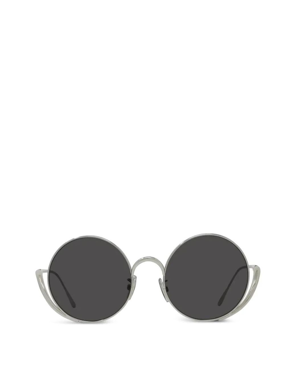 Loewe Gray Round-Frame Sunglasses
