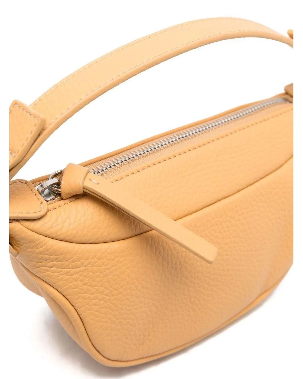 By Far Pink Leather Shoulder Bag