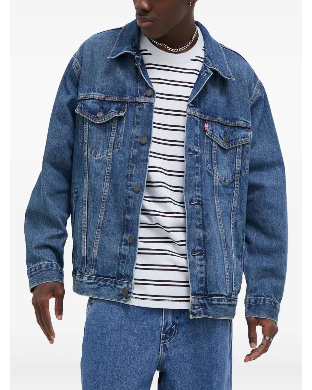 Giacca Con Tasche di Levi's in Blue da Uomo