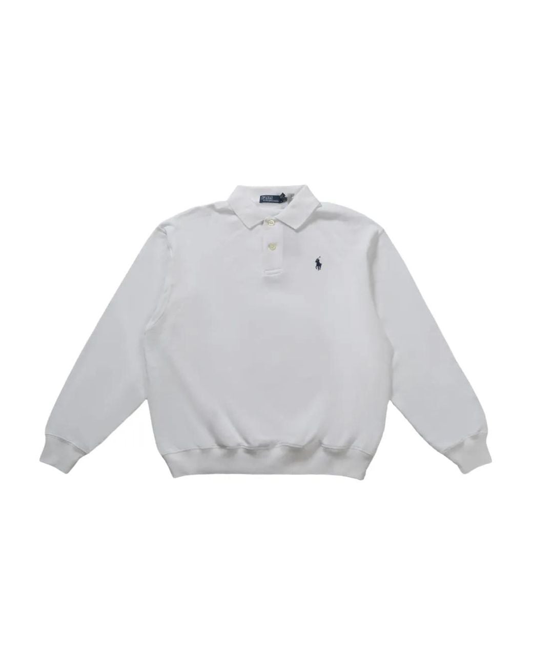 Polo Ralph Lauren Gray Long-Sleeve Polo Sweatshirt