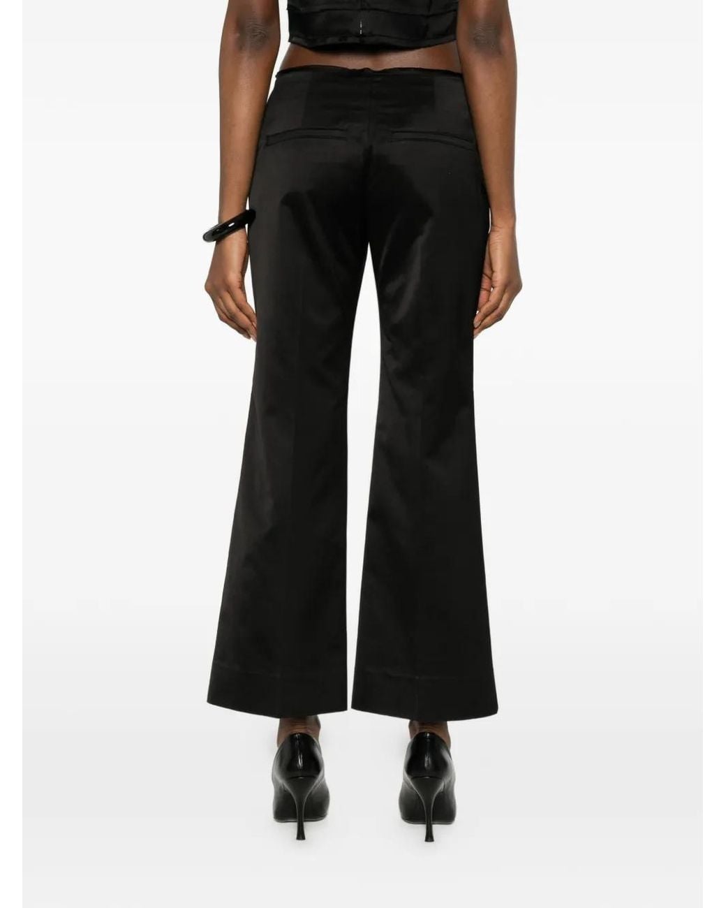 Totême Flared Broek in het Black