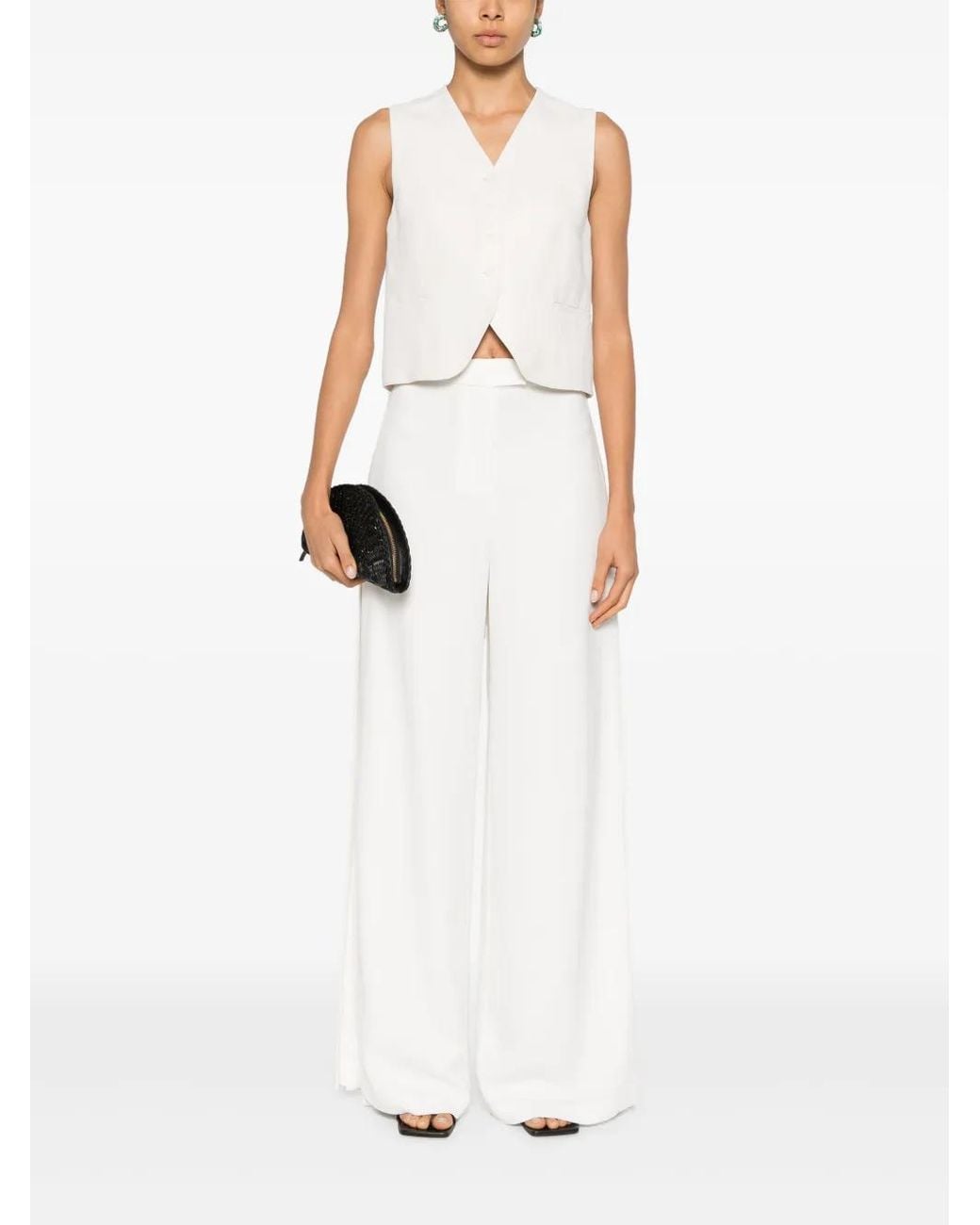 Jonathan Simkhai White Lilo Trousers