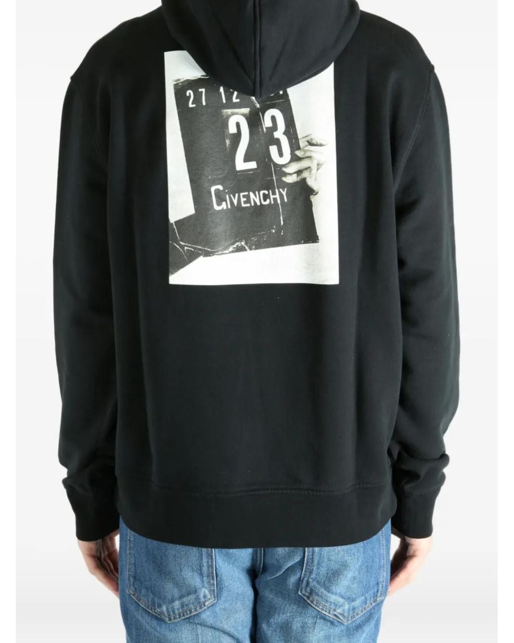 Givenchy Black Felpa Con Cappuccio for men