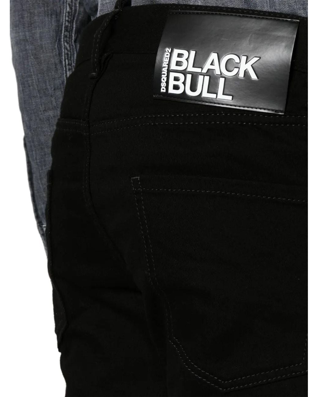 DSquared² Black Cool Guy Mid-Rise Skinny Jeans for men