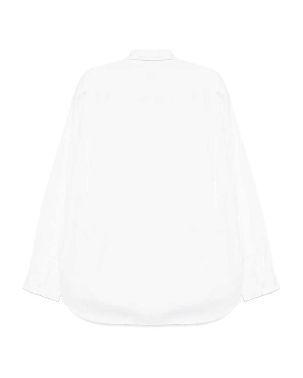 Chocoolate White Logo-Patch Shirt for men