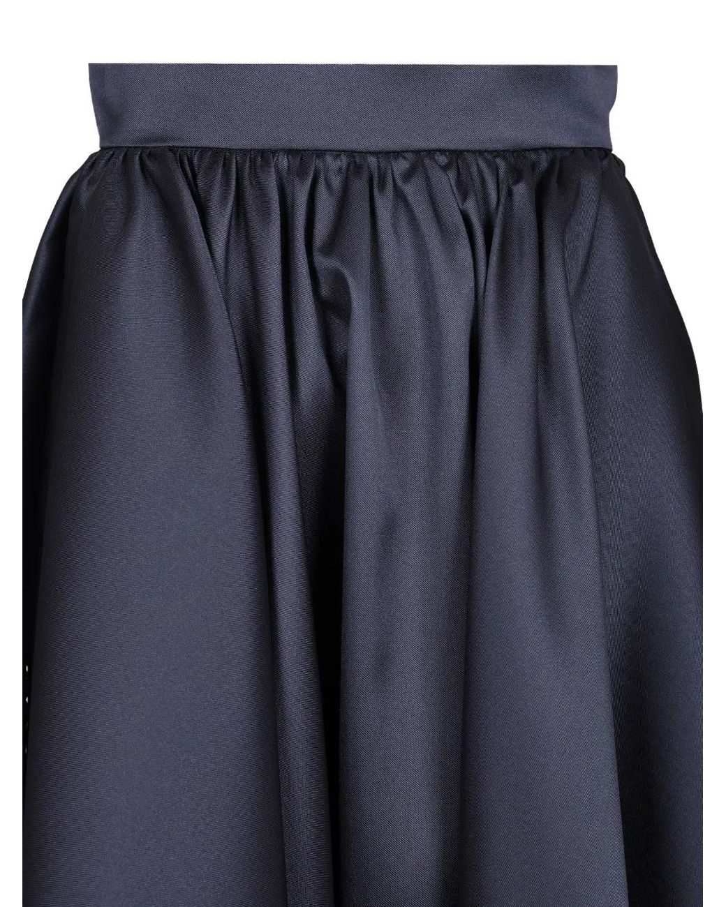 Al Duca D'aosta Blue Flared Skirt