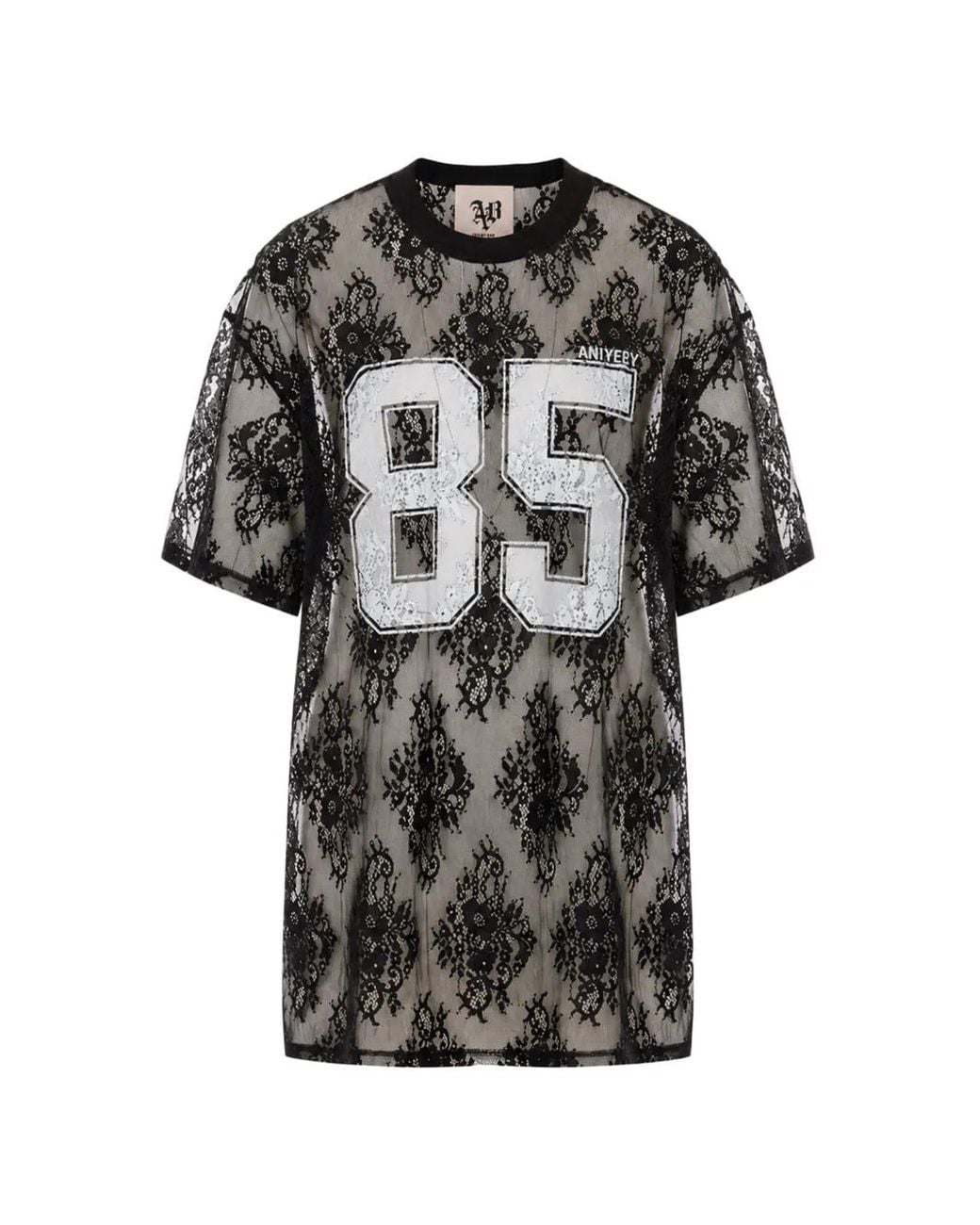 Aniye By Black Lila Floral-Lace T-Shirt