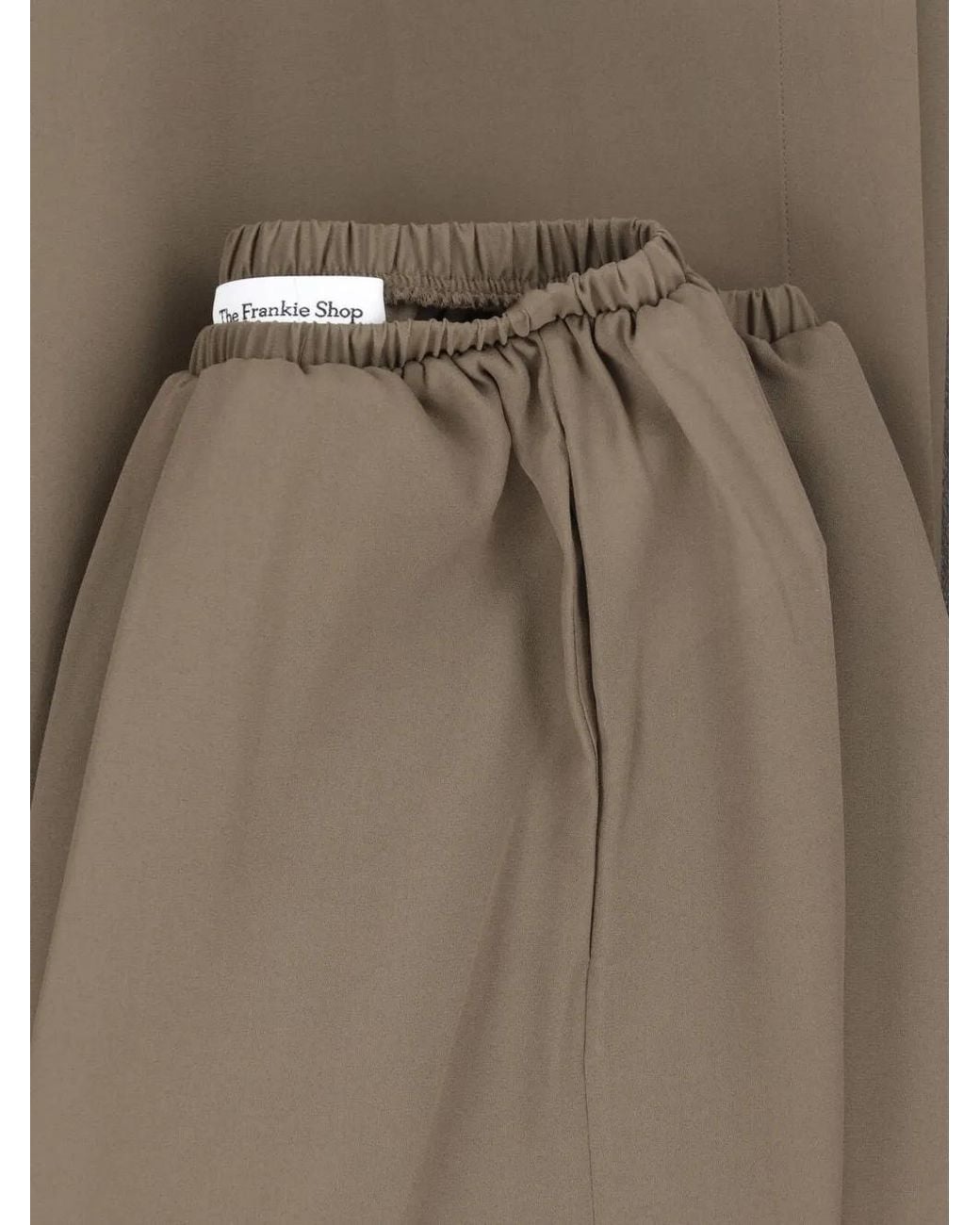 Frankie Shop Natural Elasticated-Waist Maxi Skirt