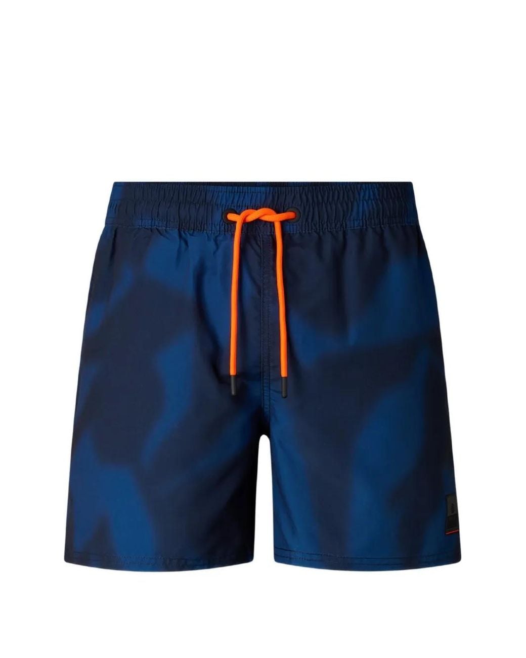 Bogner Fire + Ice Blue Nelson Camouflage-Print Swim Shorts for men