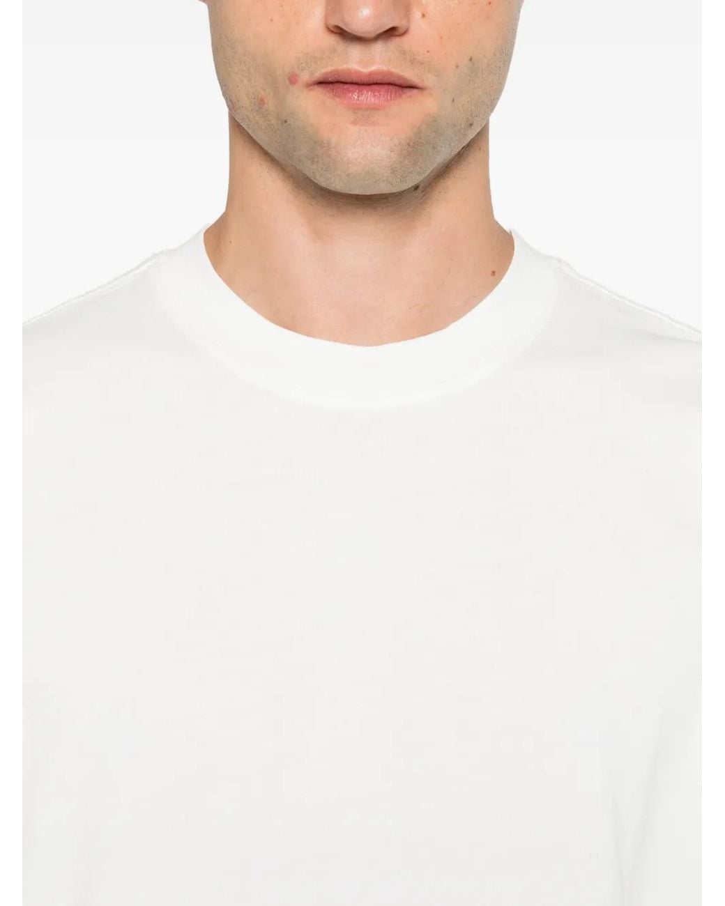 Imperial White Crew-Neck T-Shirt for men