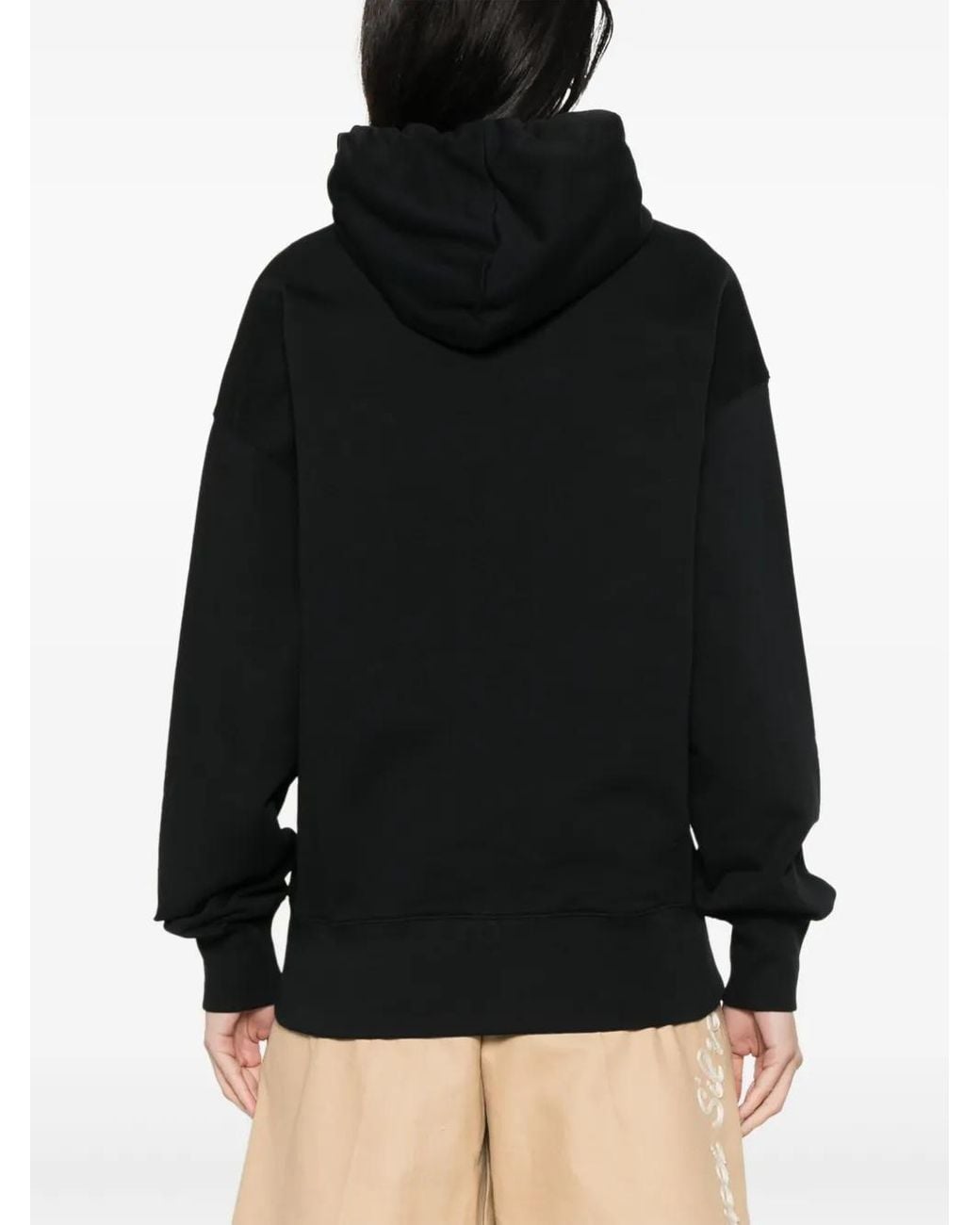 MSGM Hoodie Met Logoprint in het Black