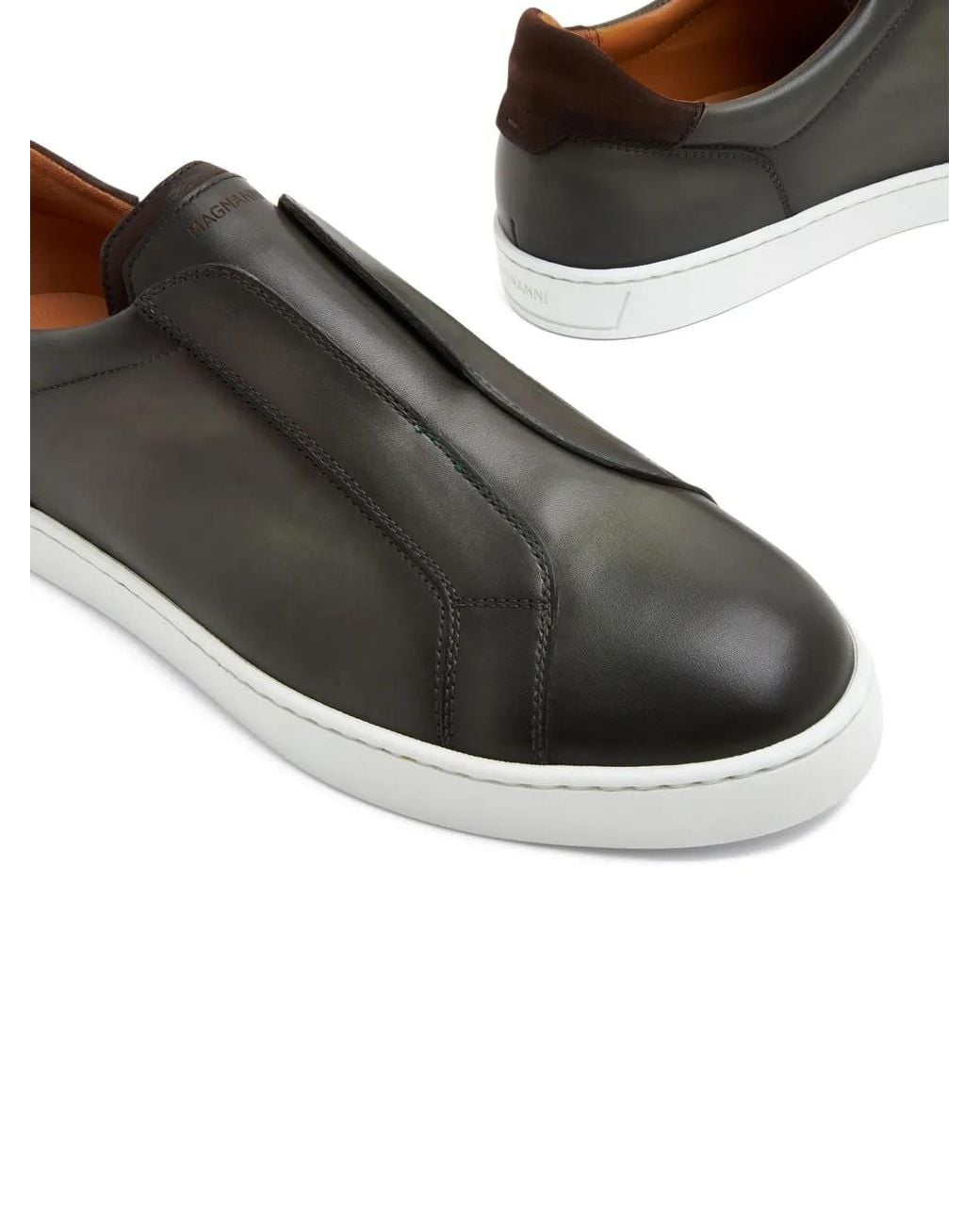 Magnanni Shoes Gray Gasol Low-Top Sneakers for men