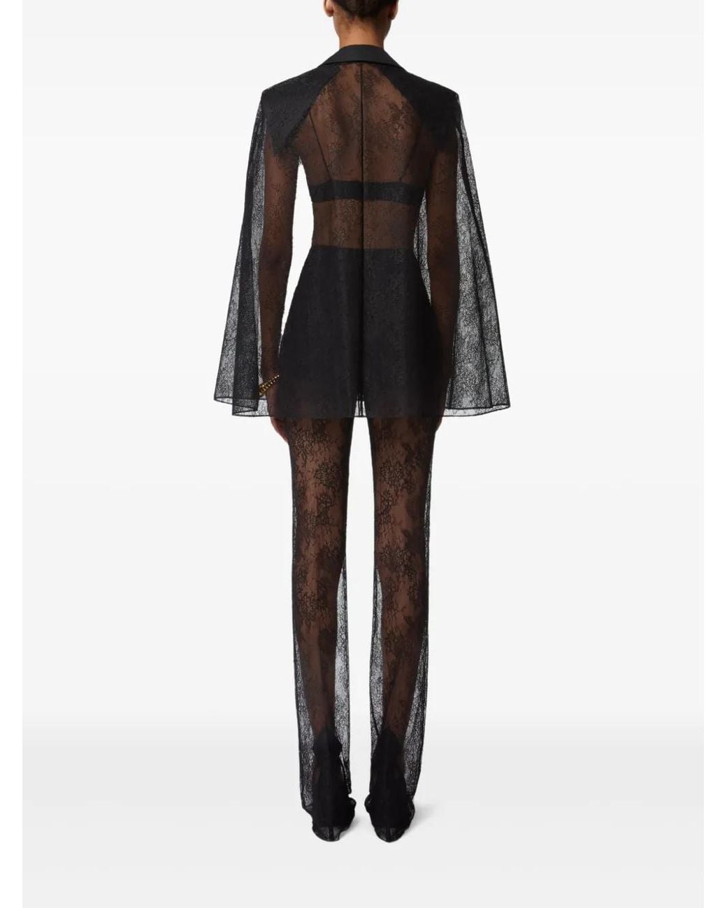Nina Ricci Black Lace Blazer