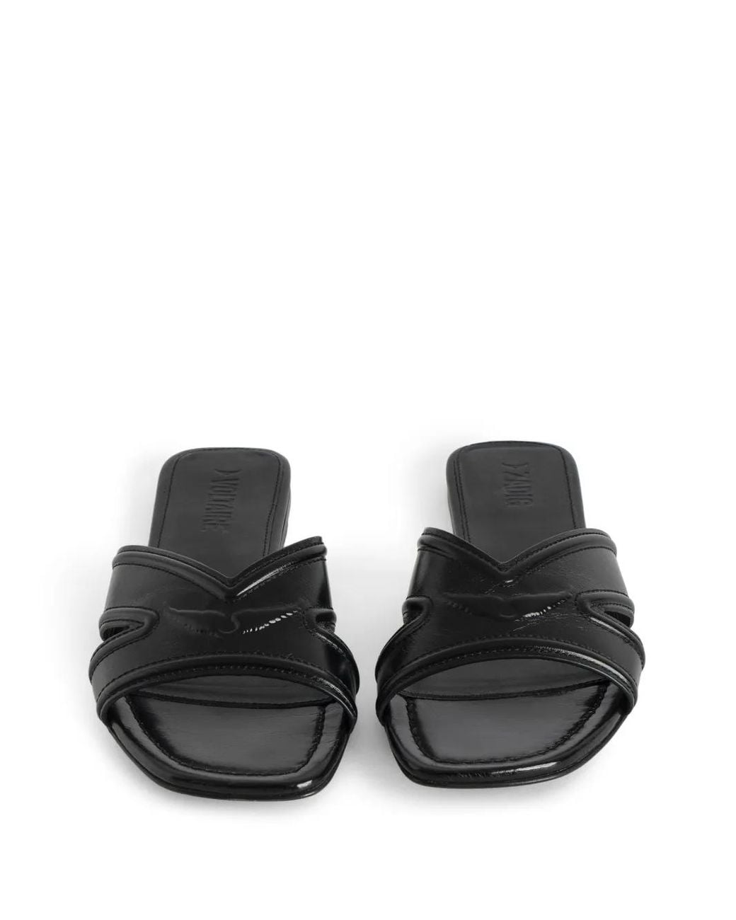 Zadig & Voltaire Black Azora Mules