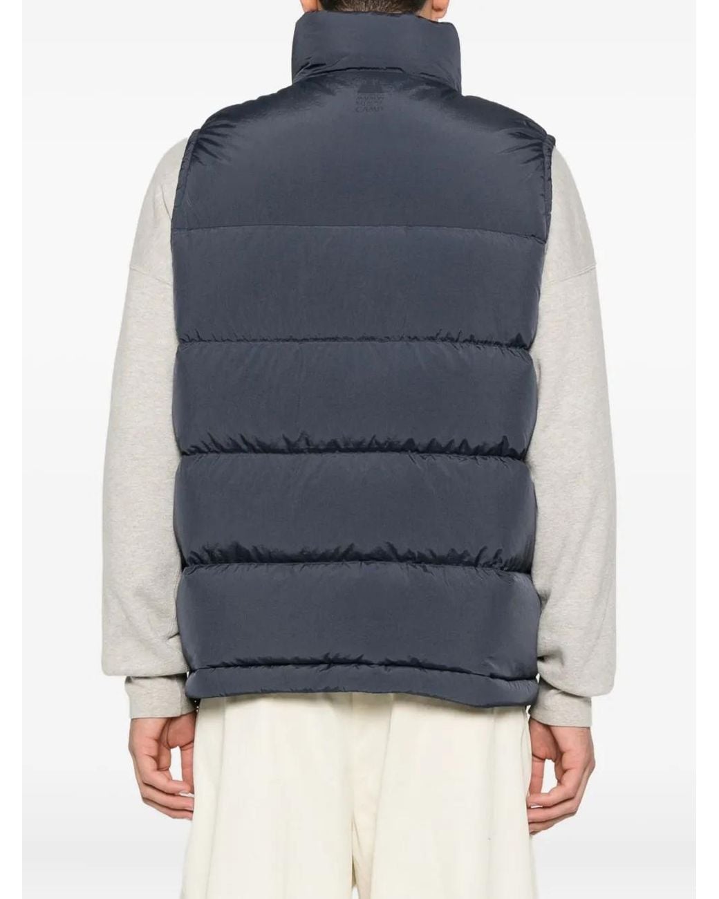 Maison Kitsuné Blue Puffer Gilet for men