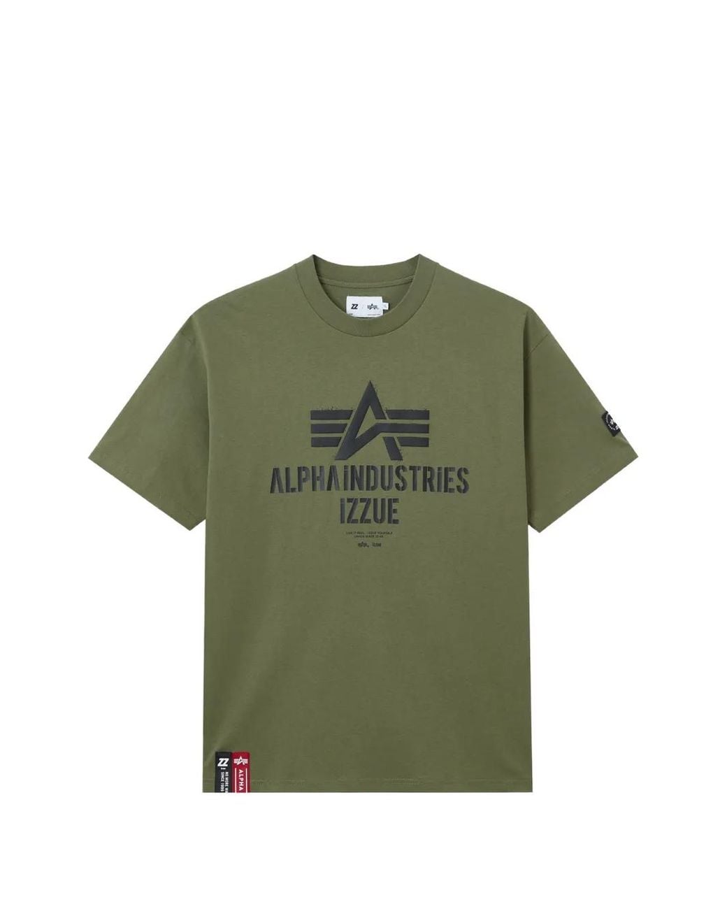 Izzue Green T-Shirt À Logo for men
