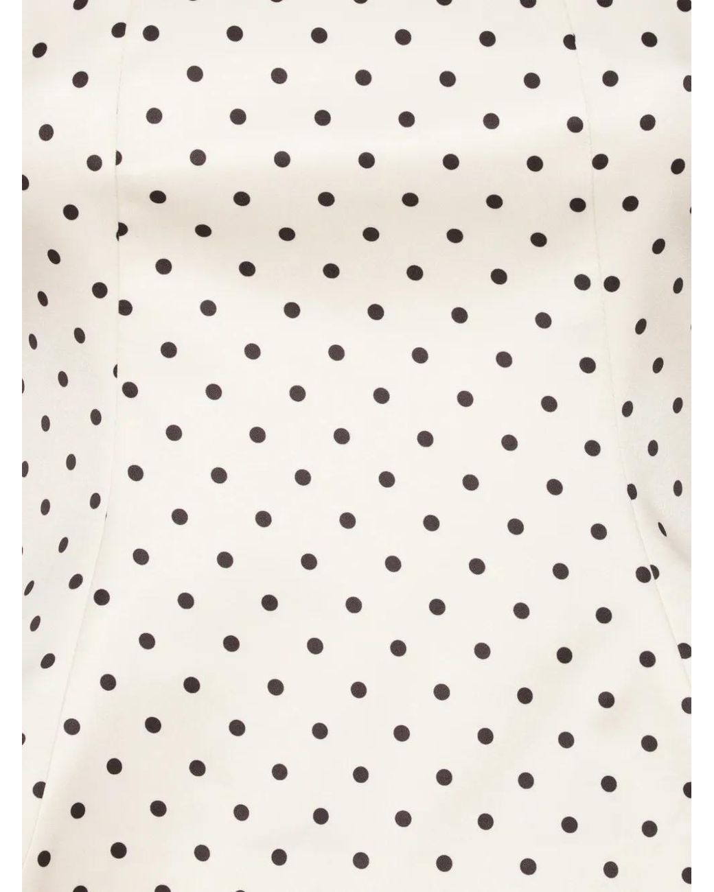 ROTATE BIRGER CHRISTENSEN White Polka Dot Top