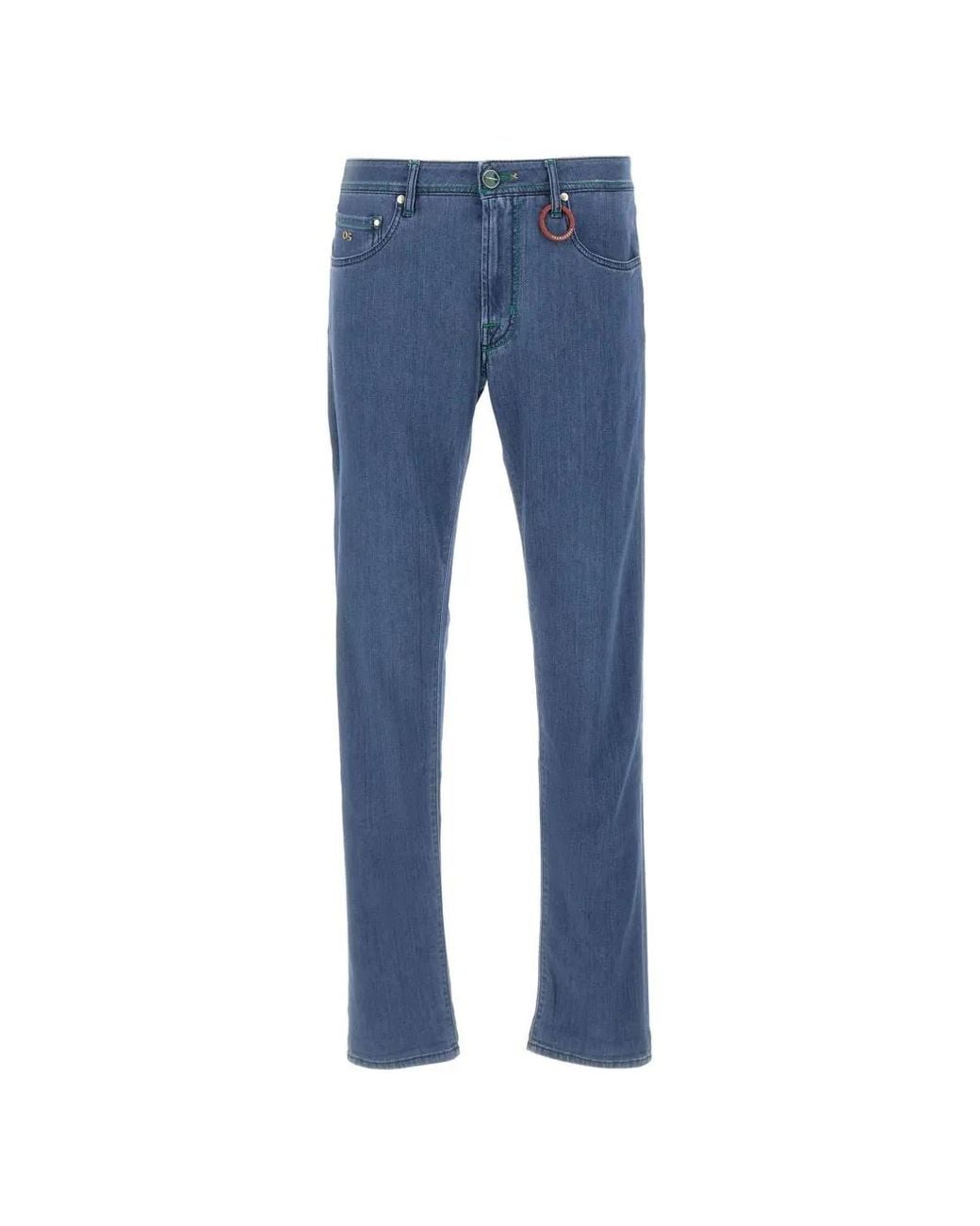 Sartoria Tramarossa Blue Michelangelo Jeans for men