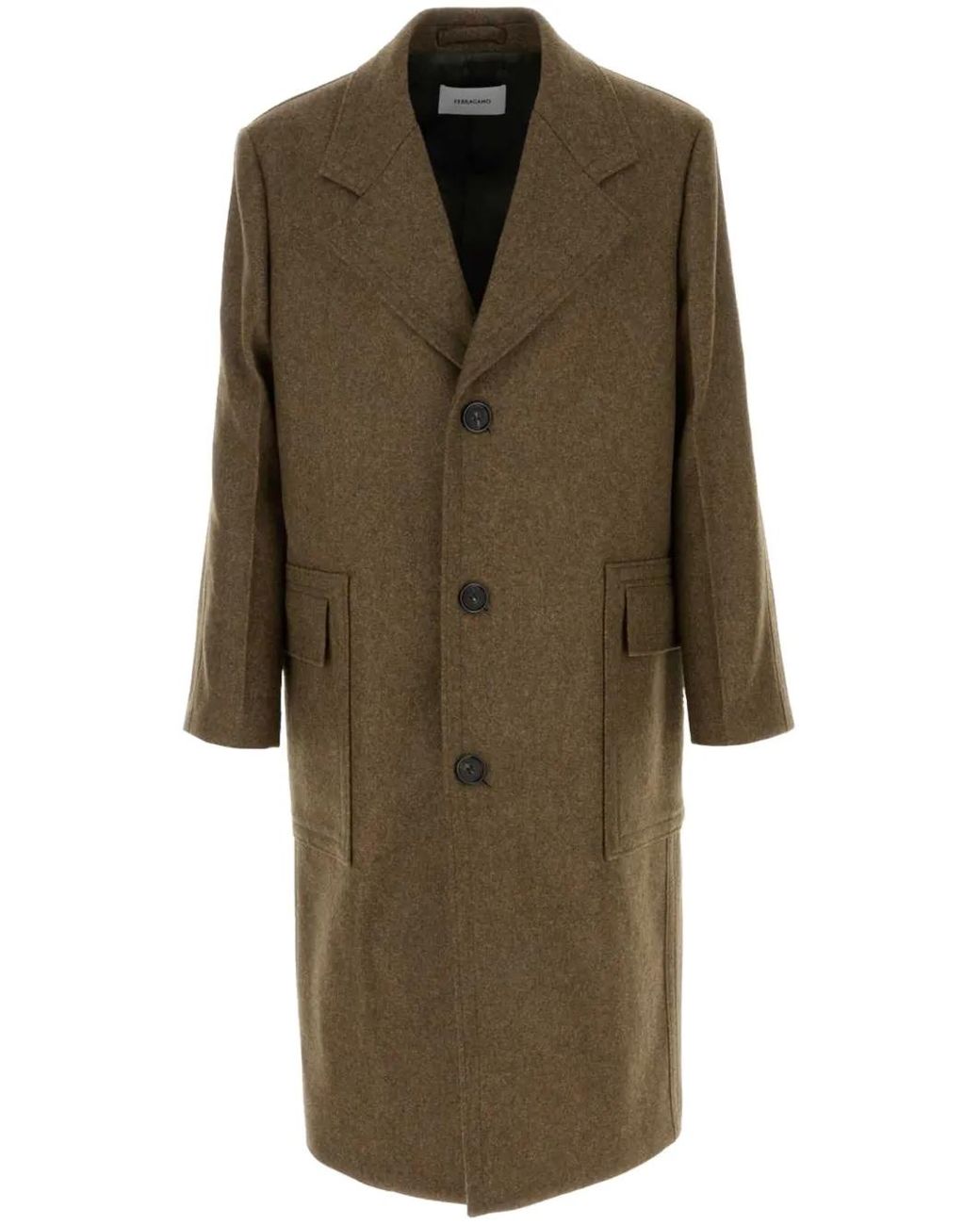 Ferragamo Natural Belted Coat for men