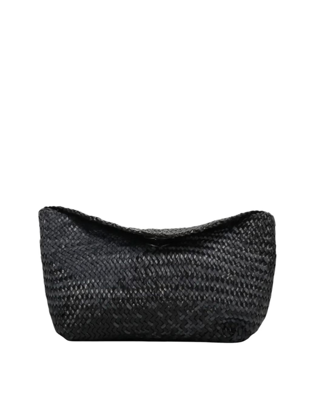 Dragon Diffusion Corsina Woven Leather Shoulder Bag in Black | Lyst UK