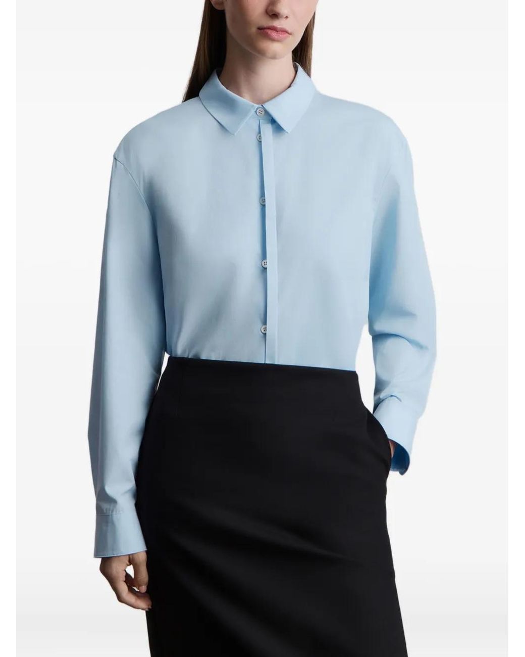 12 STOREEZ Blue Organic Cotton Shirt