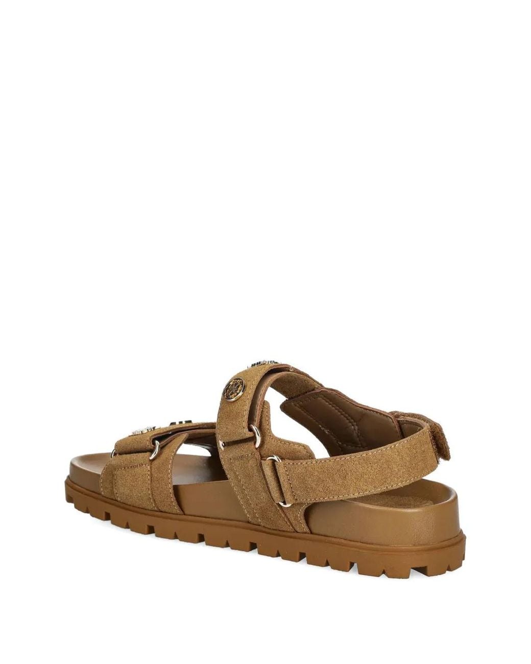 Guess Brown Florizi Embellishments-Strap Sandals